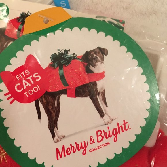 Present Gift Box costume outift for Pet dog cat size small nwt - Picture 7 of 8